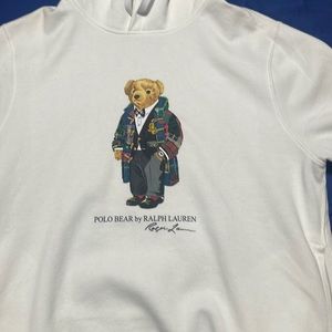 Mens Polo Ralph Lauren Bear Fleece Hoodie
